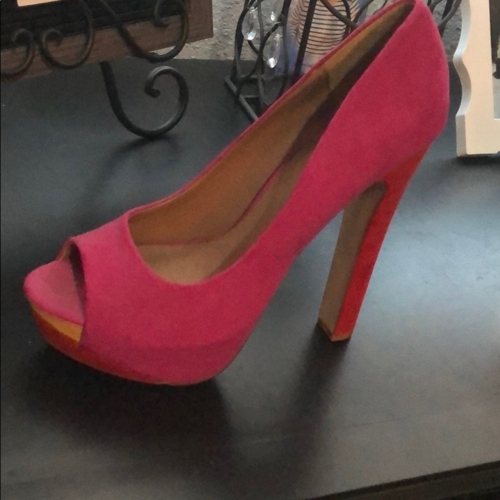 Multi color high heel